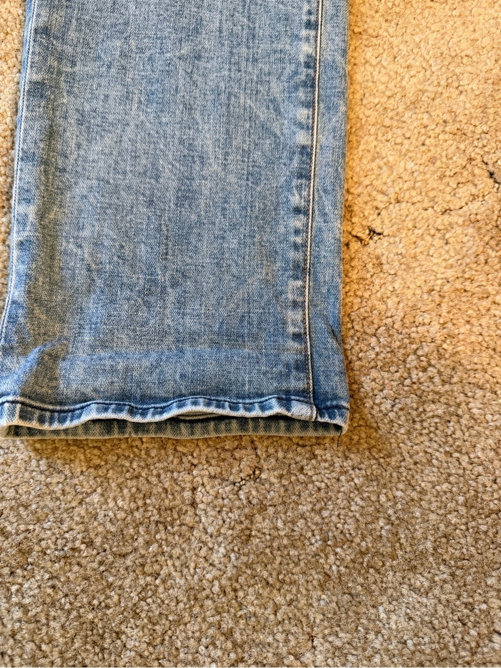 Denham Jeans Light Blue Boyfriend Jeans with Dark Patch Details - Picture 14 of 15
